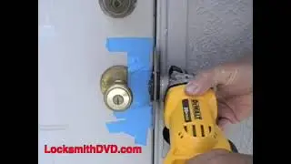 [07 - 09] Locksmith Training: Course 7 Part 9 Drilling Locks and Bypassing Locks: Cutting The Bolt