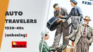 Обзор фигурок Auto Travelers 1930-40s - Miniart 38017