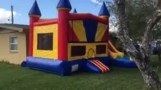 7 in 1 Inflatable Combo Bounce House Rentals in Western MA (Wet w/ Pool)