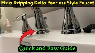 Как починить протекающий смеситель Delta Peerless Style | Быстро и просто