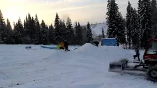 KOSKOVO SNOWPARK the SPARTA строительство волны 2014