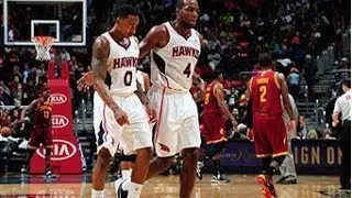 Paul Millsap Hits a Halfcourt Shot to Beat the 1st Quarter Buzzer!
