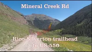 Mineral Creek Rd - Rico-Silverton trailhead to US550 (Complete Rd)