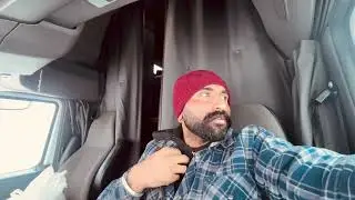 Day 3 Trucking Vlog | Surrey to Montreal in Heavy Wind 🌬️🚛 | Long Haul with Dalvir