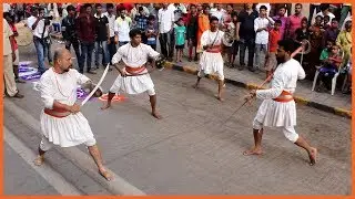 Shivgarjana Mardani Talim at Shivrajyabhishek Palkhi Sohala 2017 | Tardeo | Mumbai Attractions