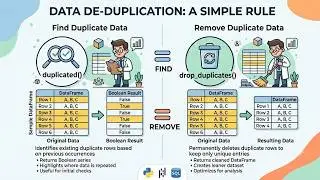 How to Remove Duplicates in Python | Data Cleaning with Pandas 🐍📊#python #dataanalytics