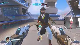 WHORU GENJI AND TRACER GAMEPLAY! [ OVERWATCH SEASON 25 TOP 500 ]