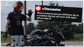 Talking about WILD Reddit discussions while RIDING MY MOTORCYCLE!