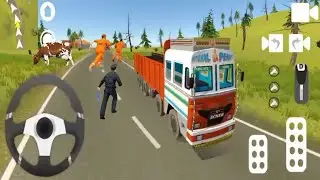 Indian Truck driving simulator off-road king🚛Cargo transport simulator Truck Game @GPOLICEGAMER