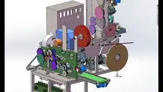 High speed cigarette tube machine cigarette rolling machine tobacco machine#3Dmodel#design#0001