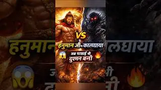 Hanuman VS kaalchaya.. #ai #hanuman #demon #aishorts