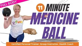 11-minute Medicine Ball Full Body Strength Workout - TABATA!