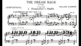 William Albright - The Dream Rags for piano (with score)