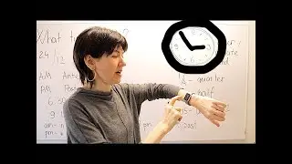 AM, PM, noon, midnight. ⏰  Время по-английски. 12-часовая система.