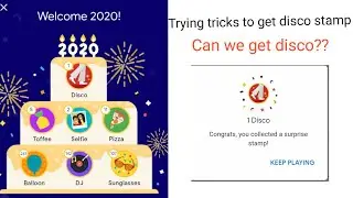 Trying Tricks to get the disco stamp| Tips to get disco stamp