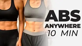 10 Minute KILLER ABS For Beginners You Can Do Anywhere (GUARANTEED!)