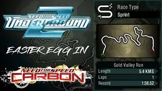 NFS Underground 2 Easter Egg in NFS Carbon - a tribute to iamthemostwanted2011