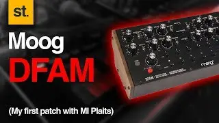 First patch with Moog DFAM (and Mutable Instruments Plaits)