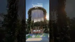 The Sunset Wedding Decor - Behind The Scene Weddings Udaipur #shorts #shortsviral #weddingdecor