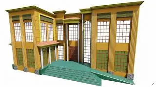 Modern 2 story house 3d animation walkthrough | lumion software
