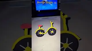 Beautiful Bicycle Making Idea | Clay Bicycle 🚲 #shorts #art #artist #bicycle #clay #clayart #yt #diy
