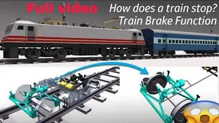 Amazing Engineering Behind Train Brake System - 3D Animation| @Acharya1C 