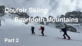 More Couloir Skiing in the Beartooth Mountains