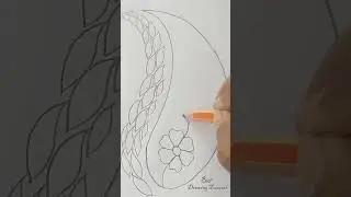 Nokshi Katha Design Pattern drawing Tutorial,Online Drawing Class,How to Draw Nokshi Katha