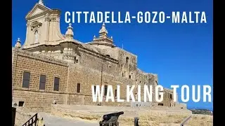 Tur complet al cetatii Cittadella-Victoria-Gozo-Malta-Walking tour in fortress Ro-English.Traveltour