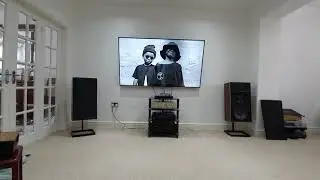Beovox M100-2 speakers Accuphase pre amp Yamaha power amp Benchmark DAC 1