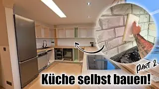 Küche selber bauen: Metro-Fliesen verlegen & Technik einbauen! So gehts! Teil 2