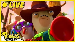 [LIVE 🔴] RABBIDS ADVENTURE | Rabbids Invasion | Cartoon for Kids