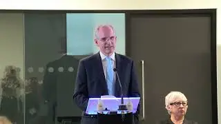 Nicholas Bewes welcomes attendees to Unity Campus