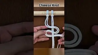 Chinese Knot - Macrame Basic Knots #shorts #macrame #chinese #knot #basic #tutorial #crochet