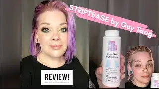 Using STRIPTEASE by Guy Tang to color remove XMONDO Super purple from my hair! SHOCKING! Part 1!