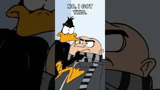 Daffy Duck meets Gru