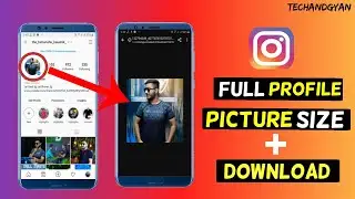 Instagram dp kaise download kare || instagram profile picture download || techandgyan ||