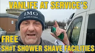CHECKING OUT FORTON MOTORWAY SERVICES FREE WASHROOM FACILITIES M6 NEAR LANCASTER 