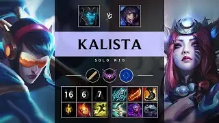 Kalista Mid vs Ahri - EUW Master Patch 25.14