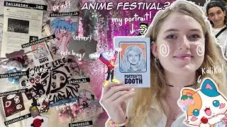 anime festival in lebanon?!🍣🍥🍡makeup routine, bingo, haul! ⊹ ₊  ⁺‧₊˚ ♡