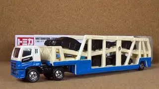 Tomica 131 Mitsubishi Fuso Super Great Transporter (Long Tomica Takara Tomy Toy Car)