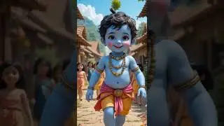 Cute Krishna Dance Song for Kids | Bal Gopal Rhymes & Bhajan