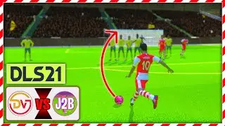 DLS 21 | DroidVillaz Vs J2b | Free Kick Challenge ft. Lionel Messi