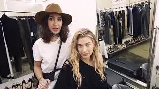 EXCLUSIVE: Hailey Baldwin & Jen Atkin - Effortless Cool Girl Waves - Story + Rain