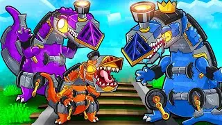 RAINBOW INFECTED TRAIN FRIENDS! (Minecraft)