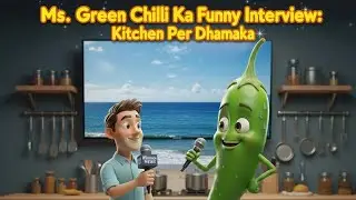 Ms. Green Chilli Ka Funny Interview  | Kitchen Per Dhamaka | Kids & Family Fun