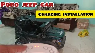 POBO JEEP CAR CHARGING INSTALLATION #pobo #jeep #vijaymishrax