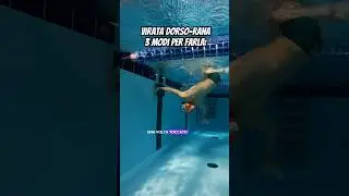 Virata dorso rana #nuoto #sportitaliano #swimming #viratadorsorana #nuotoagonistico #dorsorana