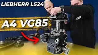 Ładowarka Słabo Jeździ? Oto Pow&oacute;d! - Naprawa Pompy Hydraulicznej A4VG 85