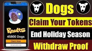 Dogs New Update | Dogs Token Distribution Update | Dogs Token Withdraw Update | Dogs Holiday Season